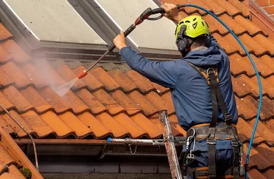 Démoussage et hydrofuge de toiture à Clenleu